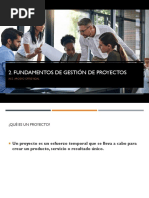 Unidad 2. Fundamentos de Gestion de Proyectos