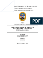 Informe de Instalaciones de Internet