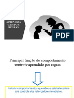 Aula - Comportamento Por Regras - PPT