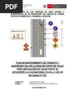 Plan de Mantenimiento y Seguridad Vial