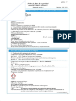 Hoja de Seguridad de Hidroxido de Sodio