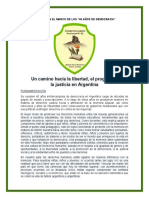 Un Camino Hacia La Libertad, El Progreso y La Justicia en Argentina