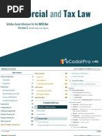 2023 Commercial and Taxation Law Syllabus-Based EREVIEWER v2.01