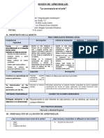 Sesión de Aprendizaje - P Social 2