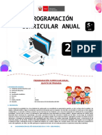 Pca 2023 - Primaria 5º Programacion Anual