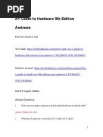 A+ Guide To Hardware 9th Edition Andrews Solutions Manual 1