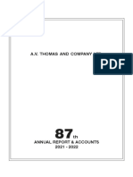 AV Thomas and Co LTD AR 2022