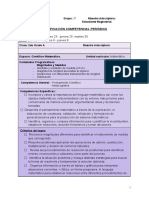 Secuencia Competencial de Matematica, Magnitudes y Medidas - Grupo - 2ºA .