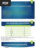 5ieme Les Pronoms Personnels Et Verbes Du Premier Groupe A1