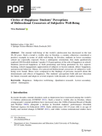 Backman - 2016 - Circles of Happiness Students' Perceptions of Bidirectional Crossovers of Subjective Well-Being