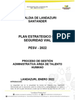 Plan Estrategico de Seguridad Vial Landazuri