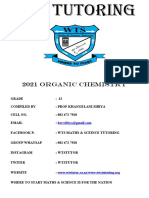 2021 WTS 12 Organic Chemistry