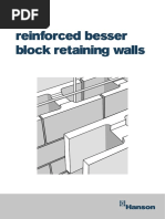 (Hanson) - Reinforced Besser Block Retaining Walls