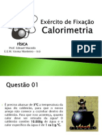 Exército de Fixação Calorimetria