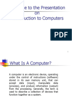 Introduction To Computers