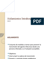 Aislamientos Intrahospitalarios 2019