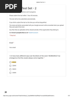 Bosc - Aptitude Test Set - 2