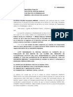 Declaracion de Testigo Delito de Despojo Patricia Isaura Salazar Jimenez