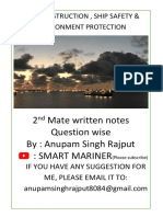 2m Ship Construction, Ship Safety & Environment Protection Notes by Anupam