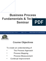 Buisness Process Fundemtals and Techniques Seminar