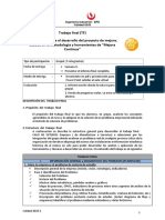 Instrucciones Trabajo Final Rubrica Calidad 2023-1