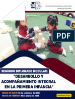 2023 - Broucher Del Diplomado Desarrollo y Acompañamiento Integral en La Primera Infancia