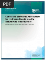 Codes and Standards Assessment For Hydrogen Blends Into The Natural Gas Infrastructure