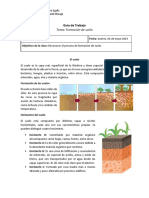 Guía de Trabajo - Tema: Formación de Suelo