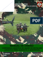 EB60-ME-17.403 - Manual de Ensino - Companhia Logística de Saúde Do Batalhão Logístico Paraquedista e Aeromóvel, 1 Edição, 2020