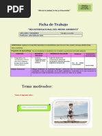 Ficha 4to. - Día Del Medio Ambiente