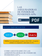 Las Aseguradoras Afp