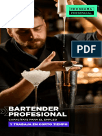 Brochure Digital Cursos Virtuales - Bartender Profesional