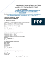 Chemistry For Changing Times 13th Edition Hill Test Bank 1