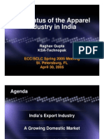 The Status of The Apparel Industry in India: Raghav Gupta KSA - Technopak