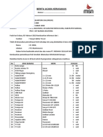 Berita Acara Kerusakan