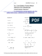 Applied CALC 2nd Edition Frank Wilson Solutions Manual Download