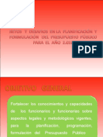 Formulacion Presupuestaria