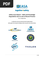 Safety Issue Report - Skills and Knowledge Degradation Due To Lack of Recent Practice