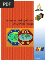 Summarize & Updated Church Heritage 2020 - 012204