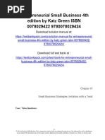 Entrepreneurial Small Business 4th Edition Katz Test Bank 1