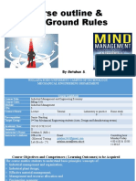 Course Outline & Class Ground Rules