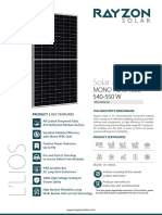 RAYZON - LLIOS Mono Facial DATASHEET