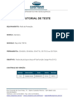 Tutorial Teste Rele Siemens REYROLLE 7SR10 ColdLoadPickup CTC