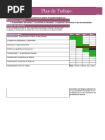 Plantilla Plan de Trabajo Excel