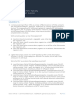 SAP On AWS Specialty - Sample Questions