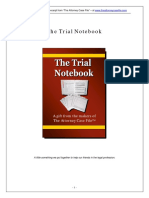 The Trial Note Book 444 Pages