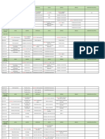 Horarios Semestre 1 (2022-1)