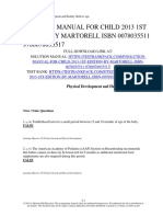 CHILD 2013 1st Edition Martorell Test Bank Download