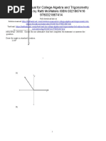 College Algebra and Trigonometry 3rd Edition Ratti Test Bank Download