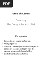 Company Law IBA